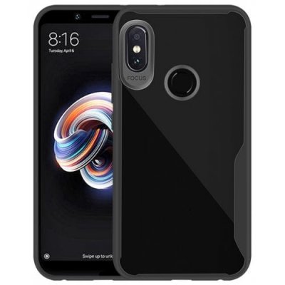 Case for Redmi Note 5 Pro Hight Quality Soft TPU Back Cover - BLACK