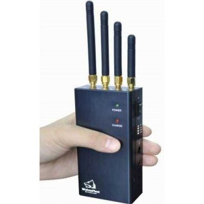 Portable Cellular Cellphone Jammer with Selectable Button