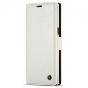 CaseMe for Samsung Galaxy Note 9 Flip Leather Wallet Phone Case with Cards Slots - WHITE