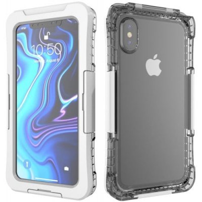 Protective IPX8 Waterproof Full Body Phone Case for iPhone XS Max - WHITE