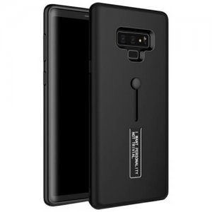 Ultra-thin 2 in 1 TPU + PC Shatter-resistant Phone Case for Samsung Galaxy Note 9 - BLACK