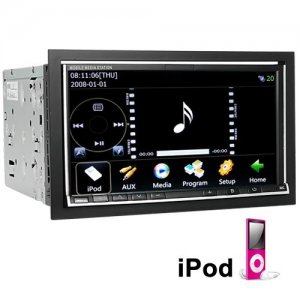 HD TouchScreen Car DVD with WIFI + DVB-T + GPS Navigator