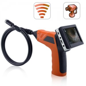 Wireless Inspection Camera with 3.5 Inch Color Monitor + DVR - Wireless monitor