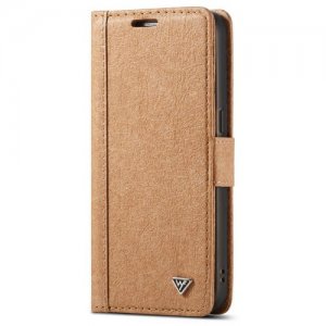 WHATIF for Samsung Galaxy S7 Detachable Wallet DIY Phone Case with Card Slots - BROWN