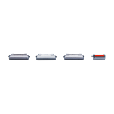 iPhone 12 Rear Case Button Set - Black/Space Gray