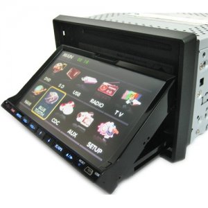7 Inch LCD Touch Screen Car DVD Player + TV + Amplifier + HD