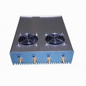 4 Antenna 20W High Power 3G Cell phone & WiFi Jammer with Outer Detachable Power Supply
