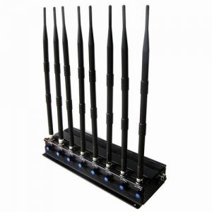 8 Bands Adjustable Powerful 3G 4GLTE 4GWimax Cellphone Jammer & WiFi GPS Lojack Jammer