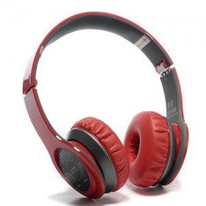 Bluetooth Beats Solo 2 High Performance Wireless Over-Ear Red Headphones