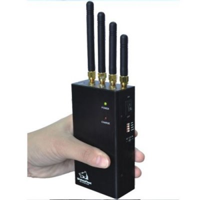 Portable Cell Phone and WIFI Jammer with Fans