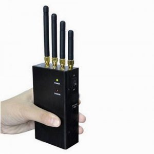 4 Band 2W Portable 4G LTE and 3G Mobile Phone Jammer