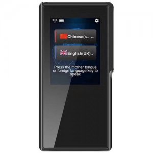 Maikou T6 Intelligent Voice Translator 2.4 inch Touch Screen MT6570 Octa-core - BLACK