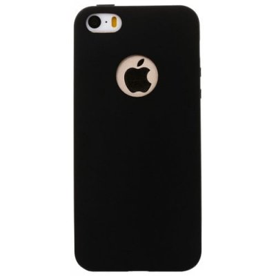 ASLING Ultra-thin Back Case Protector for iPhone 5 - 5S - SE TPU Material - BLACK
