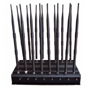 16 Antennas Adjustable Powerful 3G 4G phone jammer & WiFi UHF VHF GPS Lojack All Bands Signal Blocker of Global Version