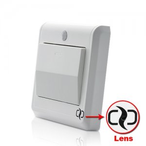 HD Spy Camera Light Switch with GSM Remote Control w/ Motion Detection and MMS Alerts