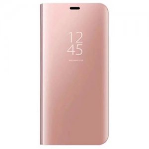 Mobile Phone Protection Shell Mirror with Support for Samsung Galaxy S12 Pro Max - ROSE GOLD