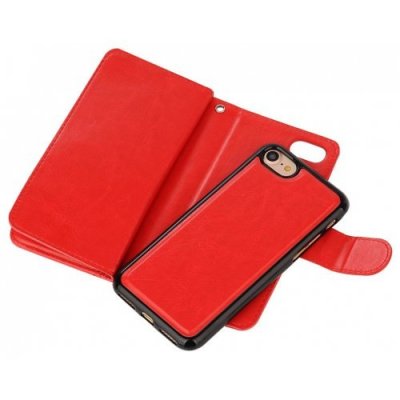 Case Premium Leather iphone Phone Wallet Case Cover for iPhone 12 - 8 - RED