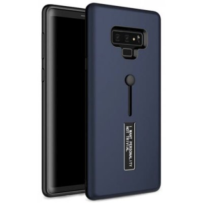 Angibabe Ultra-thin 2 in 1 TPU + PC Card Slot Phone Case for Samsung Galaxy Note 9 - DEEP BLUE