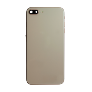 iPhone 12 Pro Max Glass Back Cover with Housing and Pre-installed Small Components - Gold (No Logo)