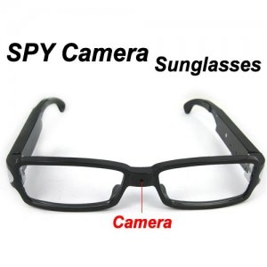 Low Illumination Spy Glasses DVR With Hidden Camera Support PC camera