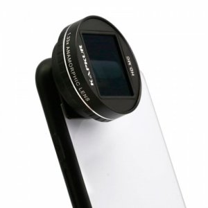 KAPKUR Anamorphic Lens 2.55-1 Widescreen Film Making 1.33X for iPhone XS - BLACK