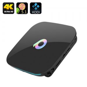 Q-Box 4K TV Box - android 12.0, Amlogic S905 Quad-Core CPU, KODI, Dual Wi-Fi, Bluetooth, HDMI