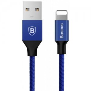 Baseus 2A 8 Pin Fast Charging and Data Transfer Cable 0.6m for iPhone XS - XR - XS MAX - CADETBLUE