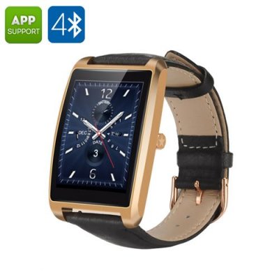 Zeblaze Cosmo Bluetooth Smart Watch - IP65, Waterproof, Android and iOS, Heart Rate Monitor, Pedometer (Golden)