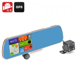 android 12.0 DVR + Parking Camera "Gold Vision II"- 5 Inch Touch Screen Display, GPS Navigation, 720P Resolution