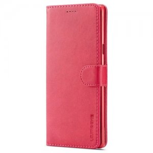 Cover Case for Samsung Note 9 Luxury Leather Wallet Silicon Flip Card Slots - RED