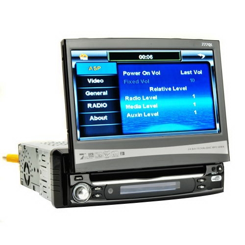 7 Inch Screen Car DVD - AM + Touch Screen + FM + Multiple-control Mode