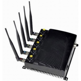 Adjustable Desktop Five Bands Signal Jammer for Cell Phone, GPS, Wifi