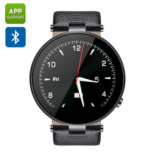 ZGPAX S365 Bluetooth Smart Watch - SMS + Notification Function, Sleep Monitor, Sedentary Reminder, Pedometer, Anti Lost (Black)